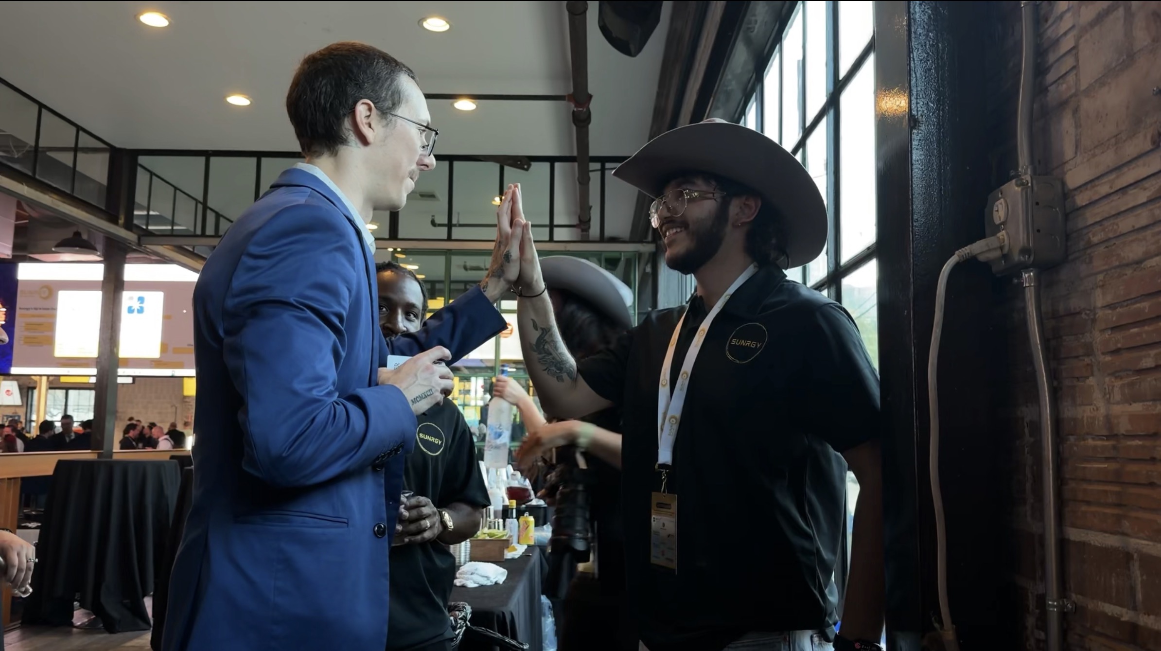 Corporate event magic — guest reaction